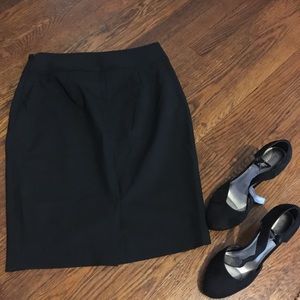 The Limited black pencil skirt